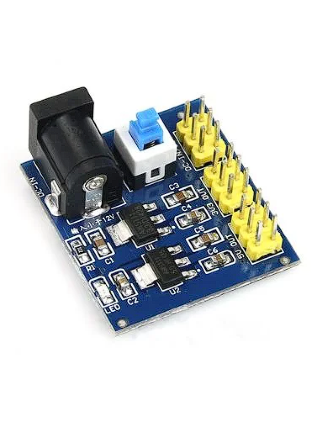 12 V Giriş 3.3 V, 5 V Çoklu Çıkışlı Regülatör Kartı