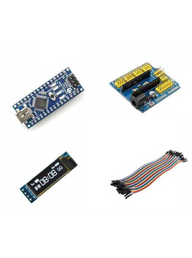 Arduino Nano 128X32 OLED LCD Ekran Eğitim Seti - Kit03